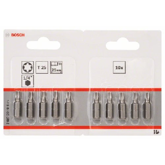 Schrauberbit Extra-Hart, T25, 25 mm, 10er-Pack-Beschreibung lesen