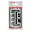 Schrauberbit-Set Extra-Hart, 11-teilig, PH, PZ, T, 25 mm, Bithalter