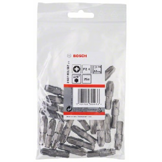 Schrauberbit Extra-Hart, PZ 4, 32 mm, 25er-Pack-Beschreibung lesen