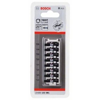 Impact Control Schrauberbitpack, 8-teilig, mit T25, 25 mm-Beschreibung lesen