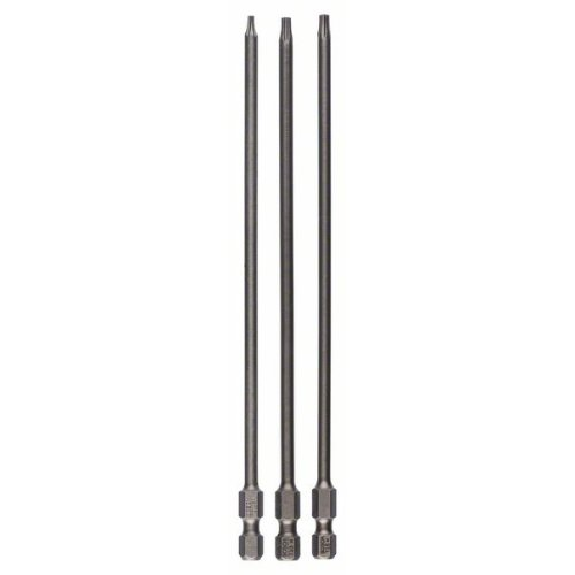 Schrauberbit-Set Extra-Hart, 3-teilig, T8, T10, T15, 152 mm Schrauberbit-Set Extra-Hart, 3-teilig, T8, T10, T15, 152 mm-Beschreibung lesen