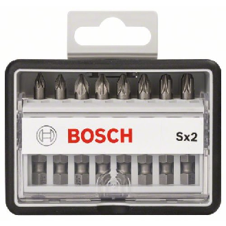 Schrauberbit-Set Robust Line Sx Extra-Hart, 8-teilig, 49 mm, PZ-Beschreibung lesen