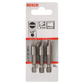 Schrauberbit Extra-Hart, S 1,2 x 8,0, 49 mm, 3er-Pack-Beschreibung lesen