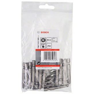 Schrauberbit Extra-Hart, PH 3, 49 mm, 25er-Pack-Beschreibung lesen