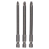 Schrauberbit-Set Extra-Hart, 3-teilig, PH1, PH2, PH3, 152 mm