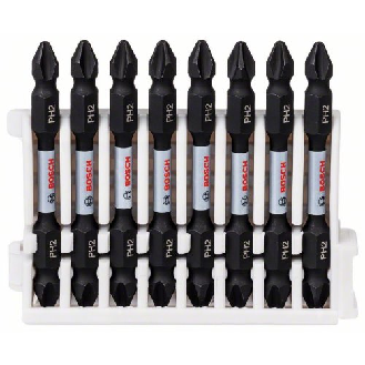 Doppelklingen Schrauberbit-Set Impact Control, 8-teilig, PH2-PH2, 65 mm-Beschreibung lesen