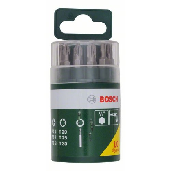 Schrauberbit-Set, 10-teilig, inklusive Torx-Beschreibung lesen