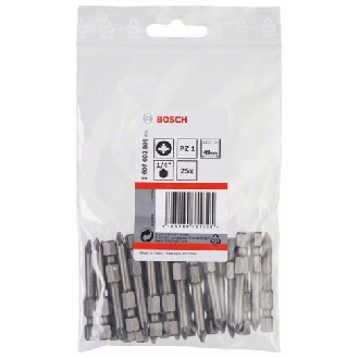 Schrauberbit Extra-Hart, PZ 1, 49 mm, 25er-Pack-Beschreibung lesen