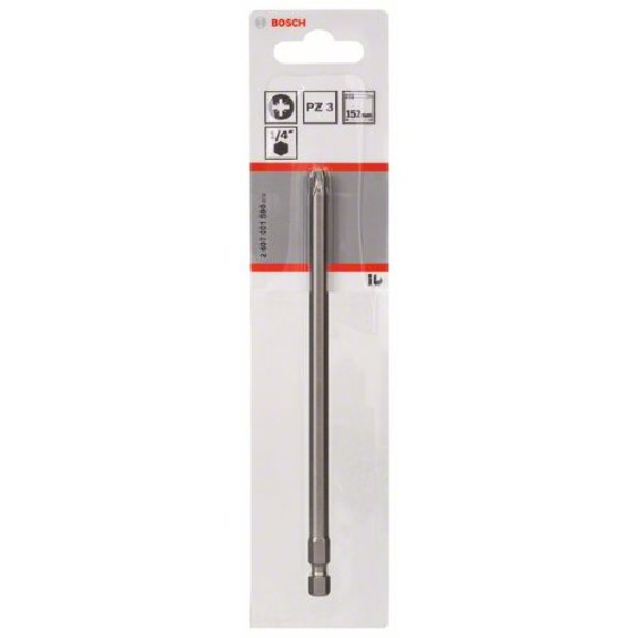 Schrauberbit Extra-Hart, PZ 3, 152 mm, 1er-Pack Schrauberbit Extra-Hart, PZ 3, 152 mm, 1er-Pack-Beschreibung lesen