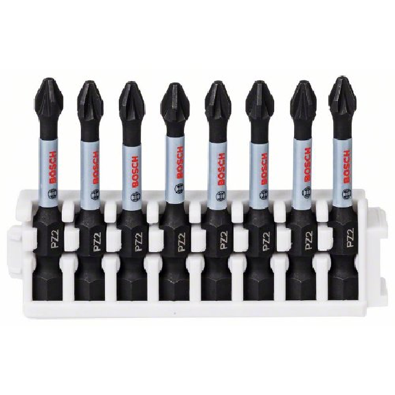 Schrauberbit-Set Impact Control, 8-teilig, PZ2, 50 mm-Beschreibung lesen