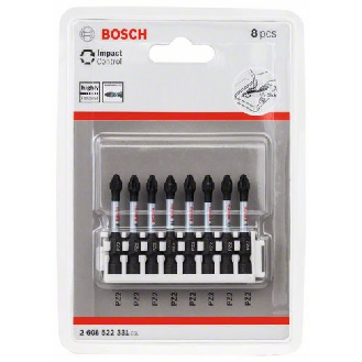 Schrauberbit-Set Impact Control, 8-teilig, PZ2, 50 mm-Beschreibung lesen