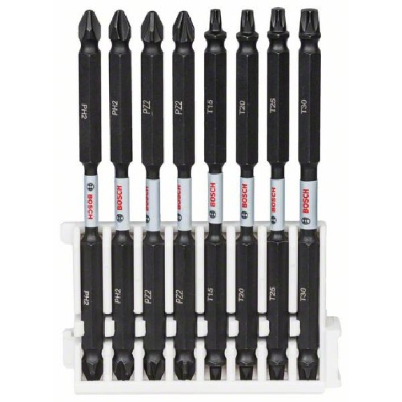Jeu d'embouts de tournevis double lame Impact Control, 8 pièces, divers, 110 mm-Lire la description