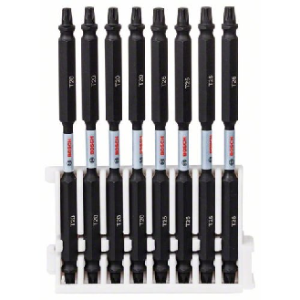 Doppelklingen Schrauberbit-Set Impact Control, 8-teilig, 4 x T20, 4 x T25,110 mm-Beschreibung lesen