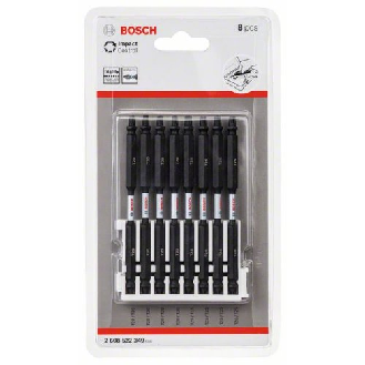 Doppelklingen Schrauberbit-Set Impact Control, 8-teilig, 4 x T20, 4 x T25,110 mm-Beschreibung lesen