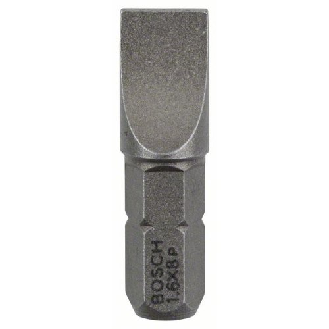 Schrauberbit Extra-Hart, S 1,6 x 8,0, 25 mm, 25er-Pack-Beschreibung lesen