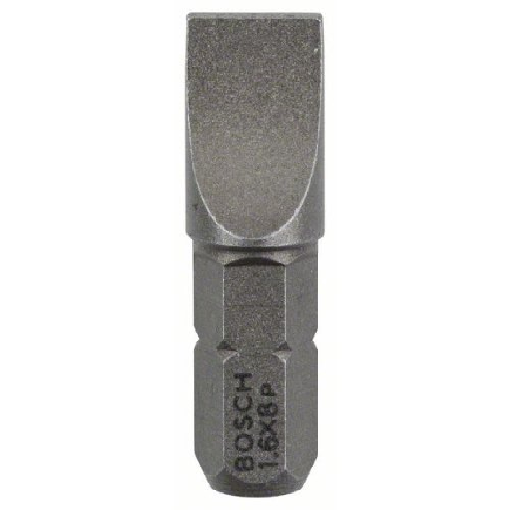 Schrauberbit Extra-Hart, S 1,6 x 8,0, 25 mm, 25er-Pack-Beschreibung lesen