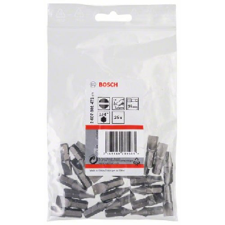 Schrauberbit Extra-Hart, S 1,6 x 8,0, 25 mm, 25er-Pack-Beschreibung lesen