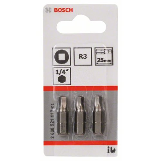 Schrauberbit Extra-Hart, R3, 25 mm, 3er-Pack-Beschreibung lesen