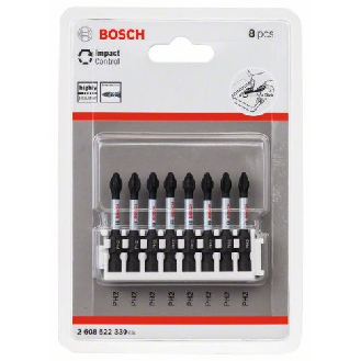 Schrauberbit-Set Impact Control, 8-teilig, PH2, 50 mm-Beschreibung lesen