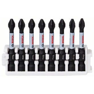 Schrauberbit-Set Impact Control, 8-teilig, PH2, 50 mm-Beschreibung lesen