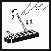 Doppelklingenbit-Set Impact Control, 9-teilig, PH2-T20, 65 mm, Magnethülse