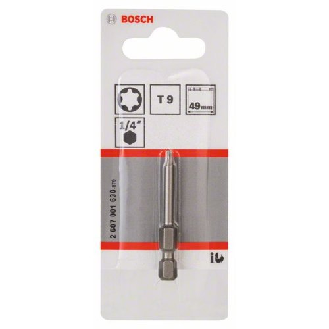 Schrauberbit Extra-Hart, T9, 49 mm, 1er-Pack-Beschreibung lesen