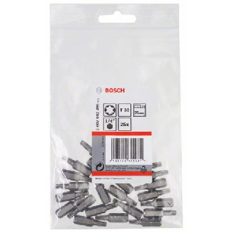 Schrauberbit Extra-Hart, T20, 25 mm, 25er-Pack-Beschreibung lesen