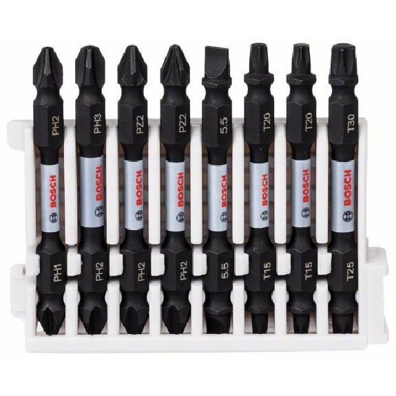 Doppelklingen Schrauberbit-Set Impact Control, 8-teilig, diverse, 65 mm-Beschreibung lesen