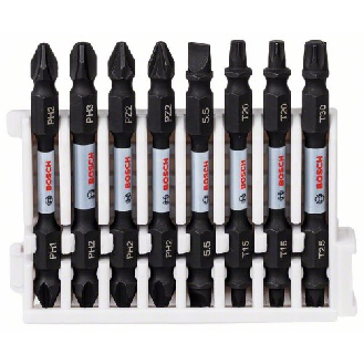 Doppelklingen Schrauberbit-Set Impact Control, 8-teilig, diverse, 65 mm-Beschreibung lesen