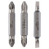 Doppelklingenbit-Set, 3-teilig, S0,6x4,0, S0,6x4,0, PH2, PH2, PZ2, PZ2, 45 mm Doppelklingenbit-Set, 3-teilig, S0,6x4,0, S0,6x4,0, PH2, PH2, PZ2, PZ2, 45 mm