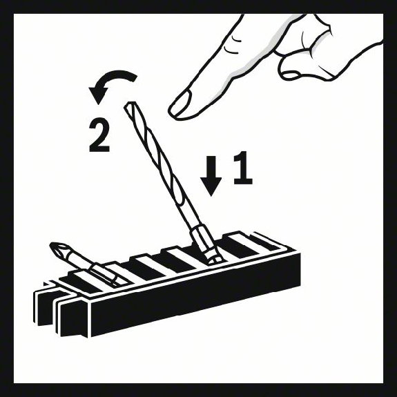 Schrauberbit-Set Impact Control, 8-teilig, PH1-PH3/PZ2-PZ3, 25 mm-Beschreibung lesen
