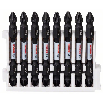 Doppelklingen Schrauberbit-Set Impact Control, 8-teilig, PZ2-PZ2, 65 mm-Beschreibung lesen