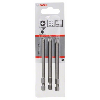 Schrauberbit-Set Extra-Hart, 3-teilig, PH1, PH2, PH3, 89 mm Schrauberbit-Set Extra-Hart, 3-teilig, PH1, PH2, PH3, 89 mm