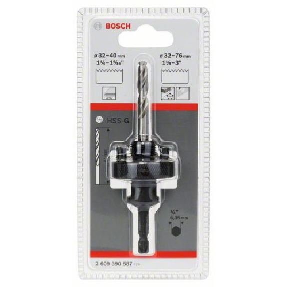 Sechskantadapter, 5/8" - 18 UNF, 32 - 76 mm-Beschreibung lesen