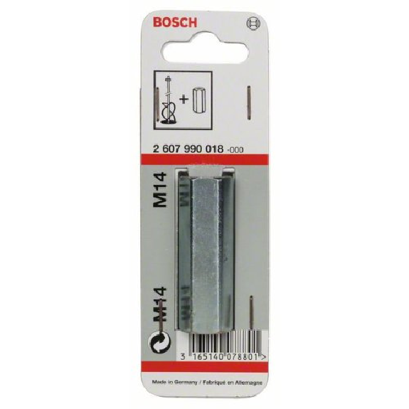 Adapter für Rührkörbe, Länge: 60 mm, mit Innengewinde M 14 Adapter für Rührkörbe, Länge: 60 mm, mit Innengewinde M 14-Beschreibung lesen