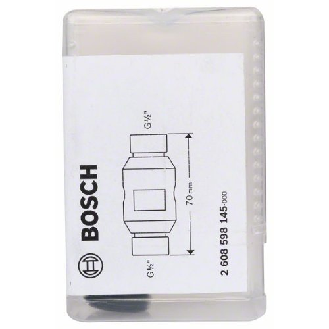 Adapter für Diamantbohrkronen, Maschinenseite G 1/2", Kronenseite G 1/2"-Beschreibung lesen