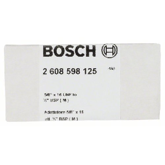 Adapter für Diamantbohrkronen, Maschinenseite 5/8" x 16UNF, Kronenseite 1/2" BSP-Beschreibung lesen