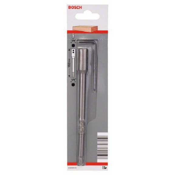 Verlängerung 1/4", Sechskantschaft für Flachfräsbohrer Self Cut Speed, 152 mm-Beschreibung lesen