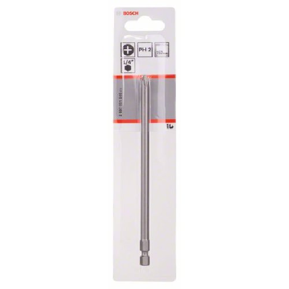 Schrauberbit Extra-Hart, PH 2, 152 mm, 1er-Pack Schrauberbit Extra-Hart, PH 2, 152 mm, 1er-Pack-Beschreibung lesen