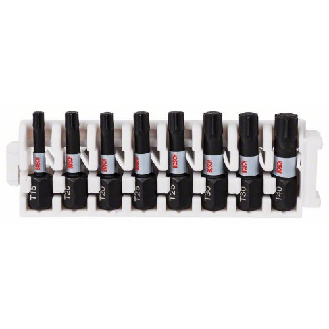 Schrauberbit-Set Impact Control, 8-teilig, T15-T40, 25 mm-Beschreibung lesen