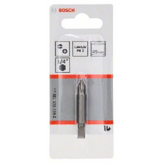 Doppelklingenbit, S 1,0 x 5,5, PH2, 45 mm-Beschreibung lesen