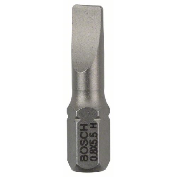 Schrauberbit Extra-Hart, S 0,8 x 5,5, 25 mm, 25er-Pack-Beschreibung lesen