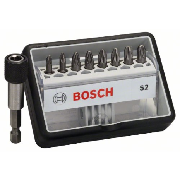 Schrauberbit-Set Robust Line S Extra-Hart, 8 + 1-teilig, 25 mm, PZ Schrauberbit-Set Robust Line S Extra-Hart, 8 + 1-teilig, 25 mm, PZ-Beschreibung lesen