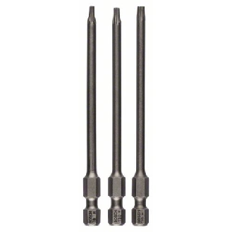 Schrauberbit-Set Extra-Hart, 3-teilig, T8, T10, T15, 89 mm-Beschreibung lesen