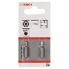Security-Torx-Schrauberbit Extra-Hart, T7H, 25 mm, 2er-Pack