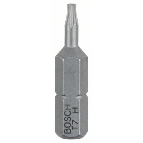 Security-Torx-Schrauberbit Extra-Hart, T7H, 25 mm, 2er-Pack-Beschreibung lesen