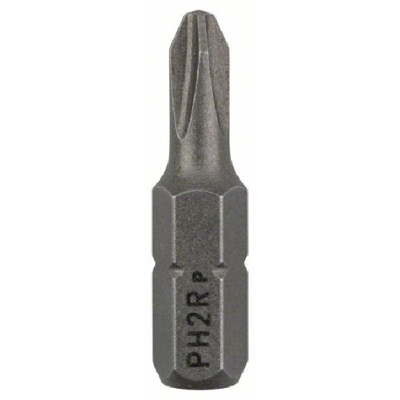 Embout de tournevis extra dur, réduit PH2R, 25 mm, paquet de 25-Lire la description