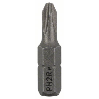 Schrauberbit Extra-Hart, reduziert PH2R, 25 mm, 25er-Pack-Beschreibung lesen