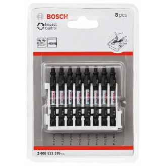 Doppelklingen Schrauberbit-Set Impact Control, 8-teilig, PH2-T20, 65 mm-Beschreibung lesen