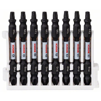 Doppelklingen Schrauberbit-Set Impact Control, 8-teilig, PH2-T20, 65 mm-Beschreibung lesen